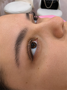 Eyebrow Lamination Before